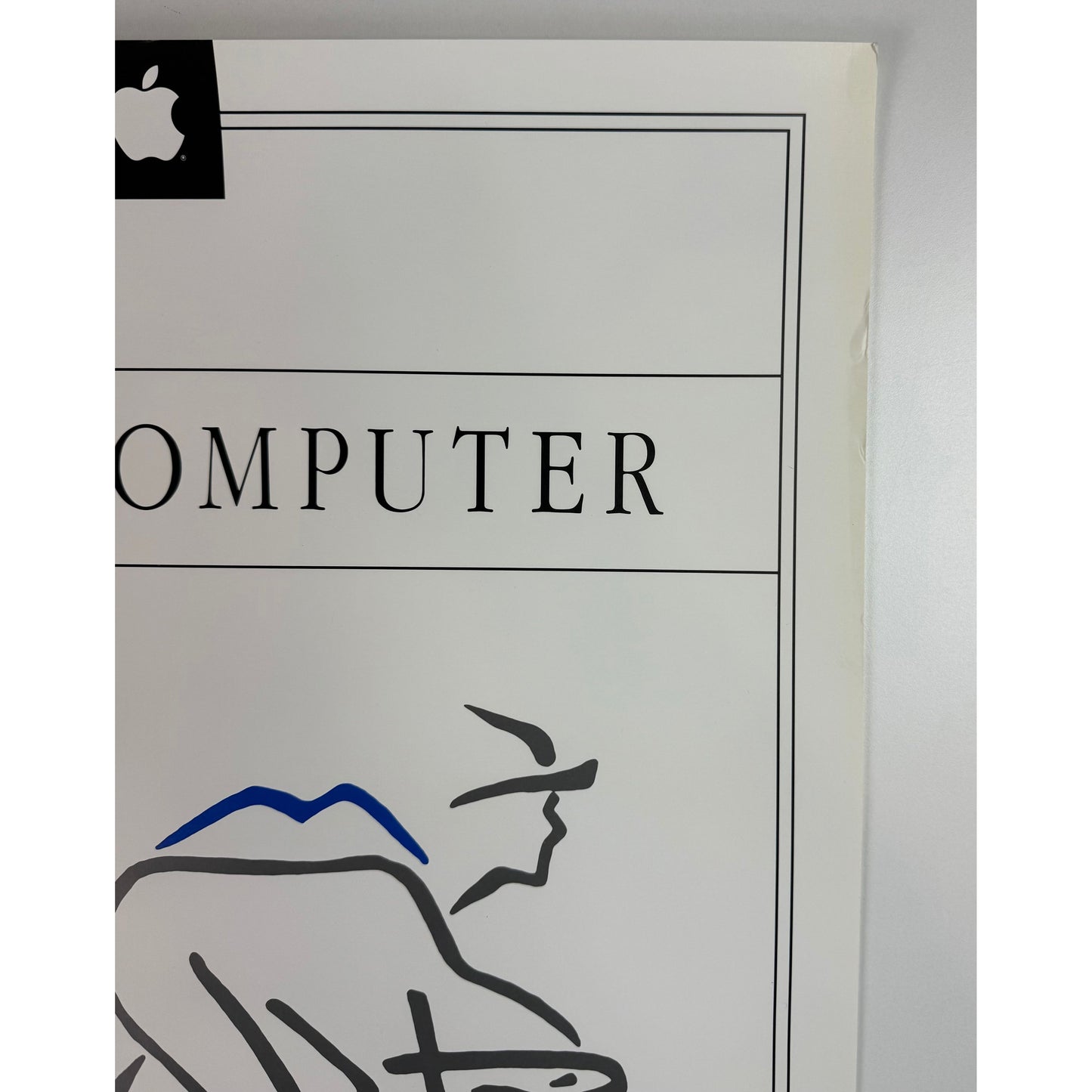ORIGINAL POSTER - 1980s - WHEELS FOR THE MIND (PICASSO) (APPLE COMPUTER)
