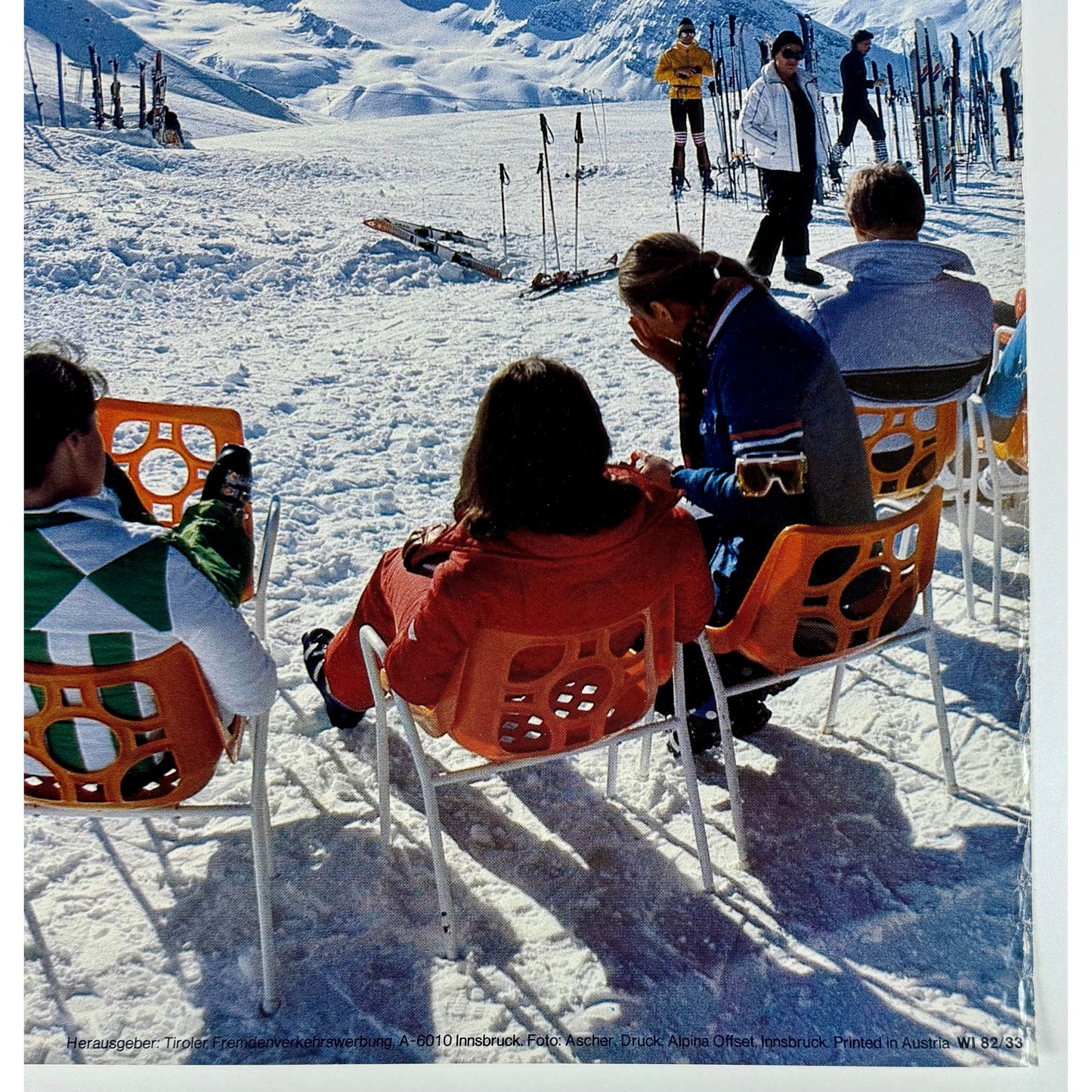 ORIGINAL POSTER - 1982 - TIROL INNSBRUCK AUSTRIA
