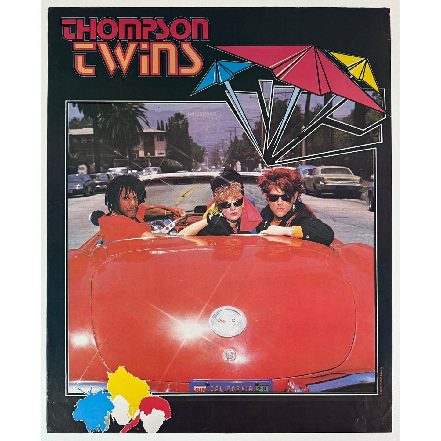 ORIGINAL POSTER - 1984 - THOMPSON TWINS