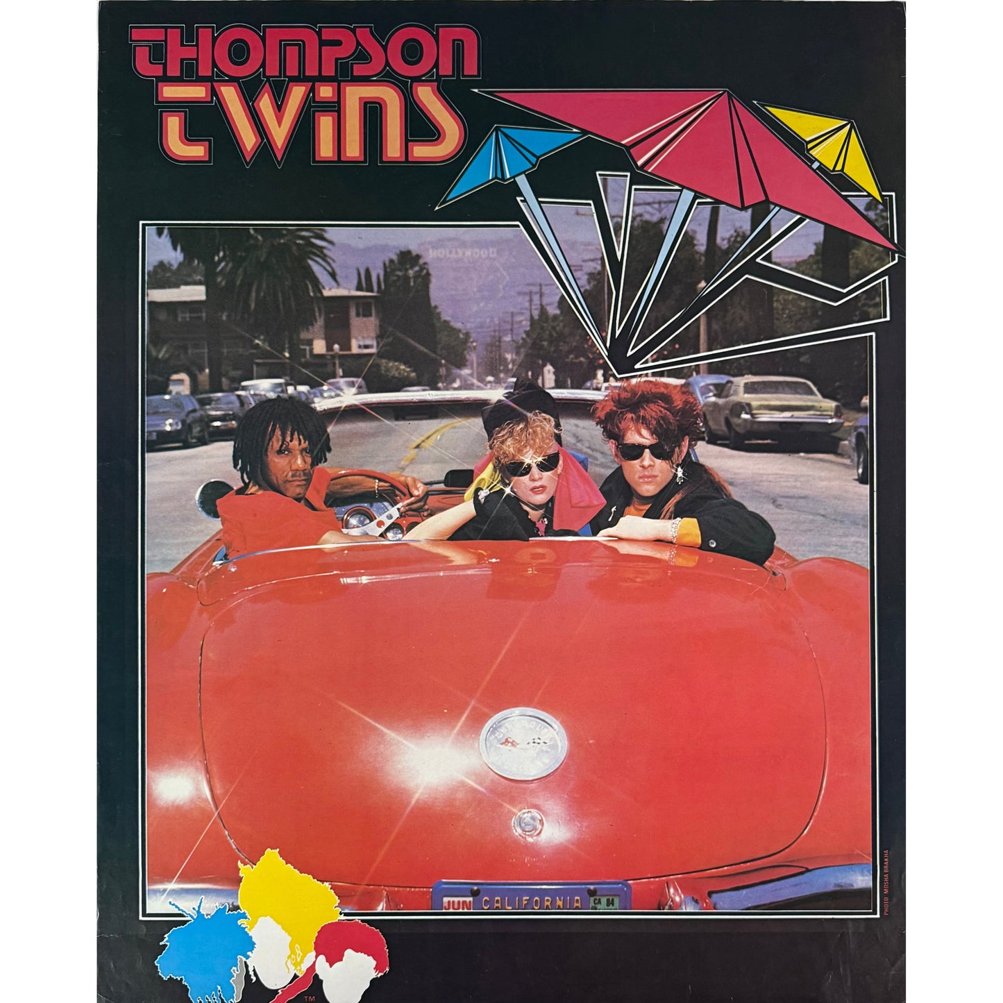 ORIGINAL POSTER - 1984 - THOMPSON TWINS
