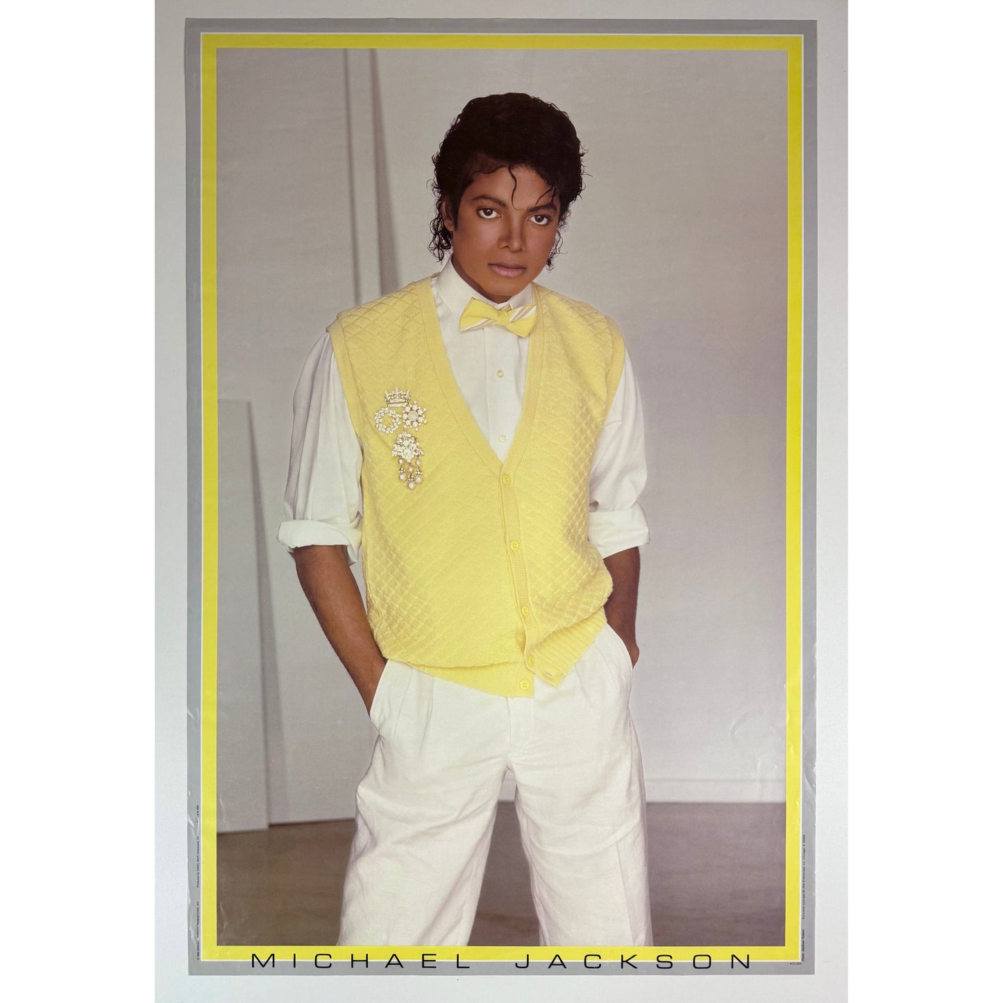 ORIGINAL POSTER - 1983 - MICHAEL JACKSON