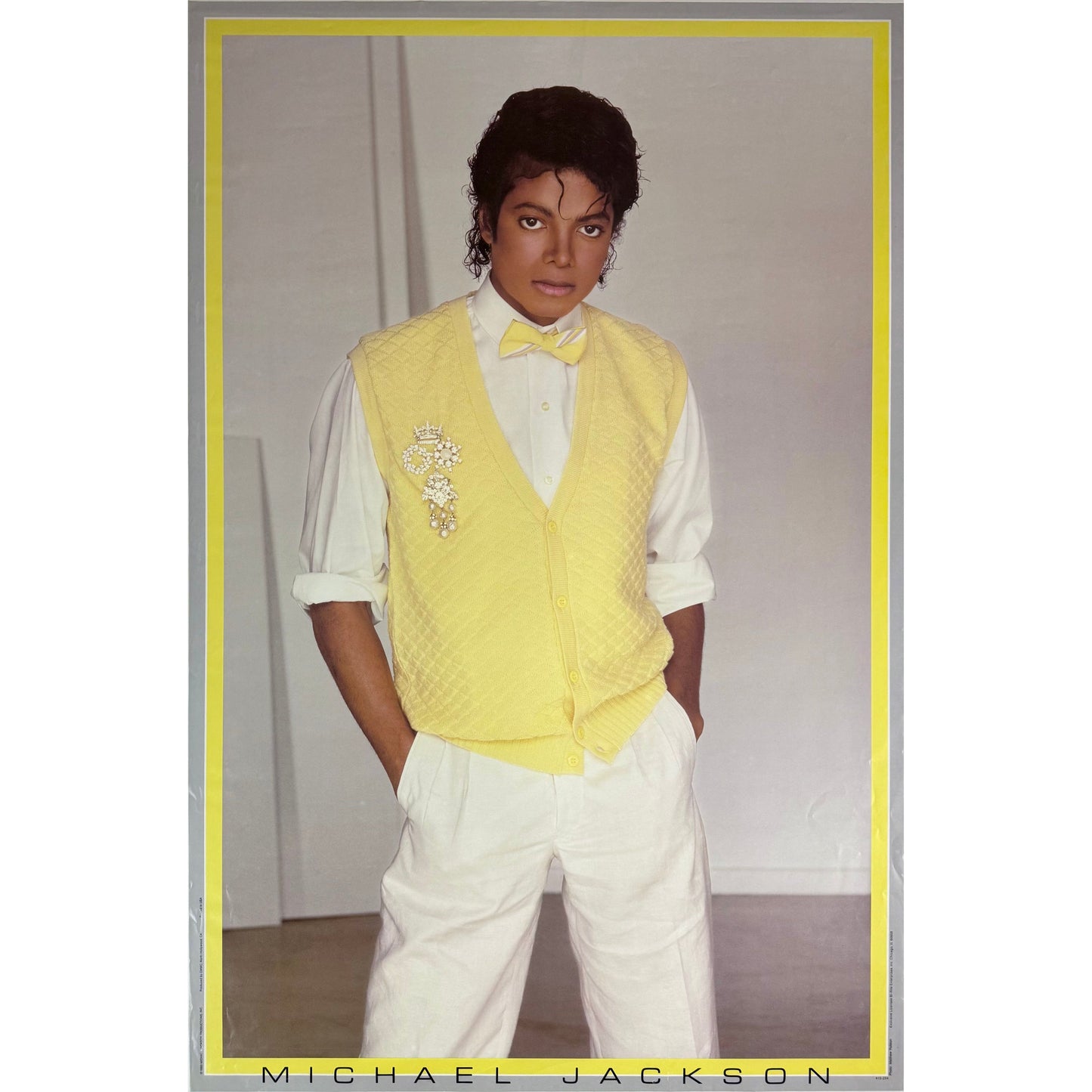 ORIGINAL POSTER - 1983 - MICHAEL JACKSON