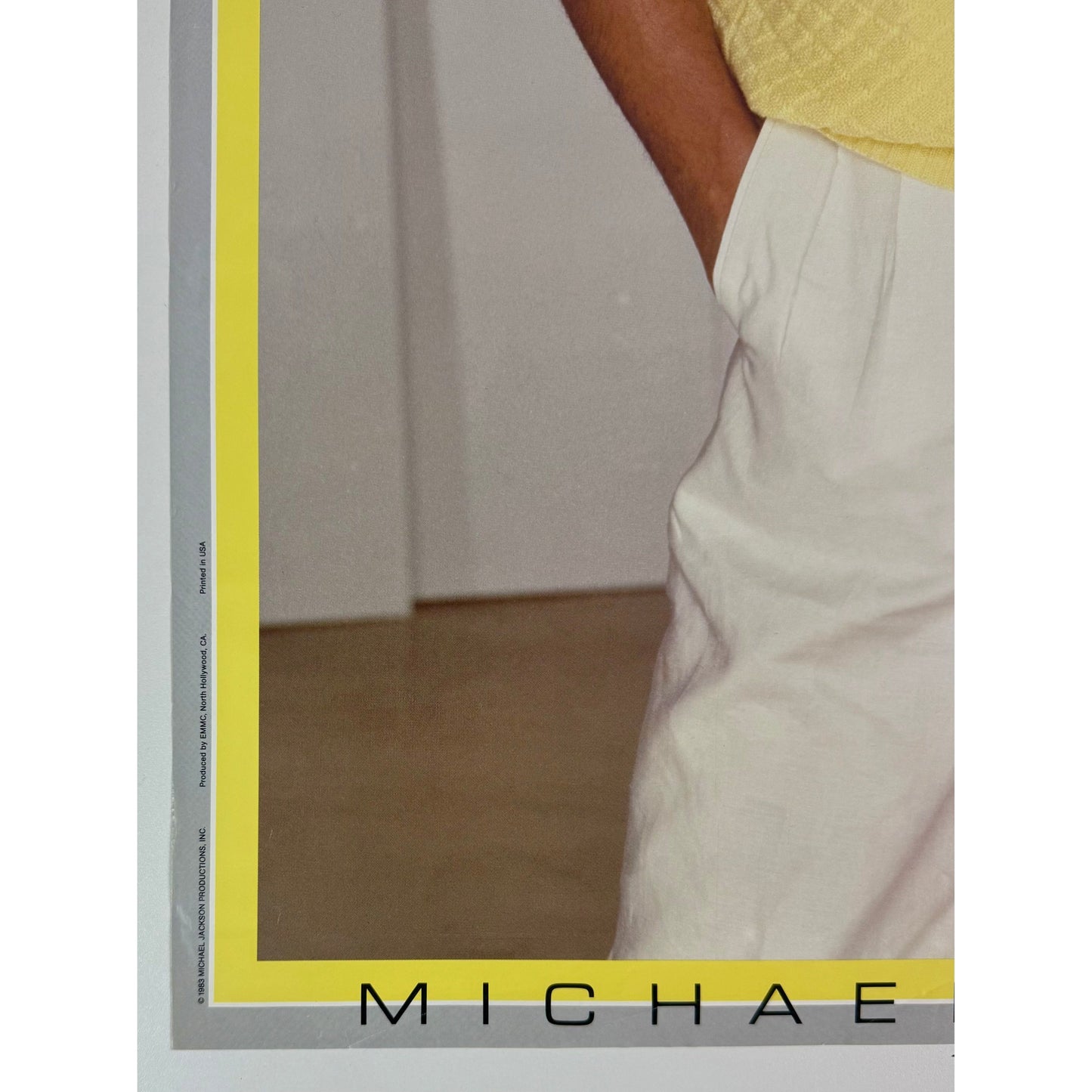 ORIGINAL POSTER - 1983 - MICHAEL JACKSON
