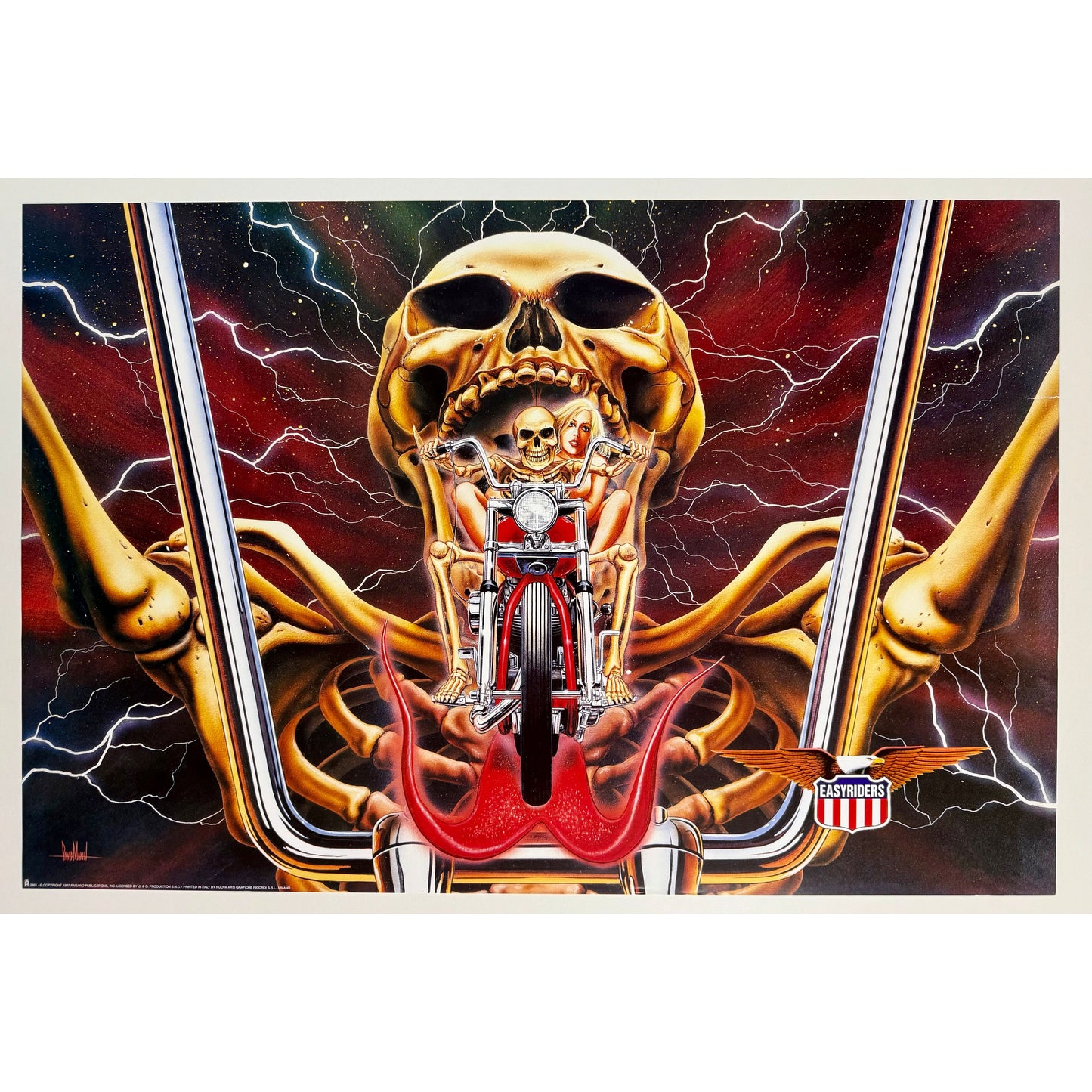 ORIGINAL POSTER - 1997 - EASYRIDERS (LARGE)