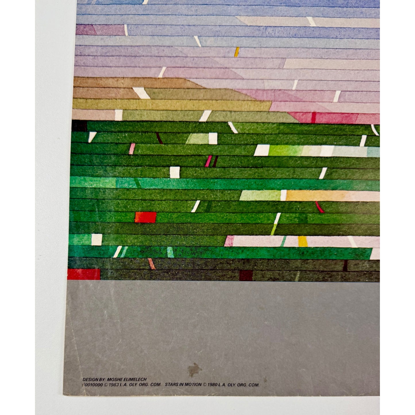 ORIGINAL POSTER - 1980 - LOS ANGELES 1984 OLYMPICS (STAR)
