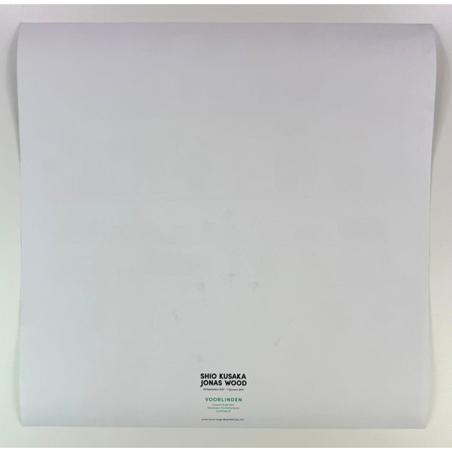 ORIGINAL POSTER - 2017 - LARGE SHELF STILL LIFE (JONAS WOOD)