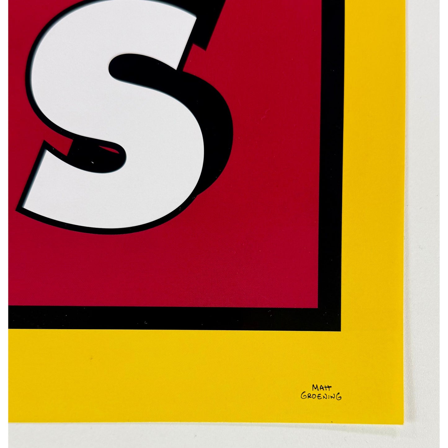 ORIGINAL POSTER – 1998 – THE SIMPSONS “EAT MY SHORTS”