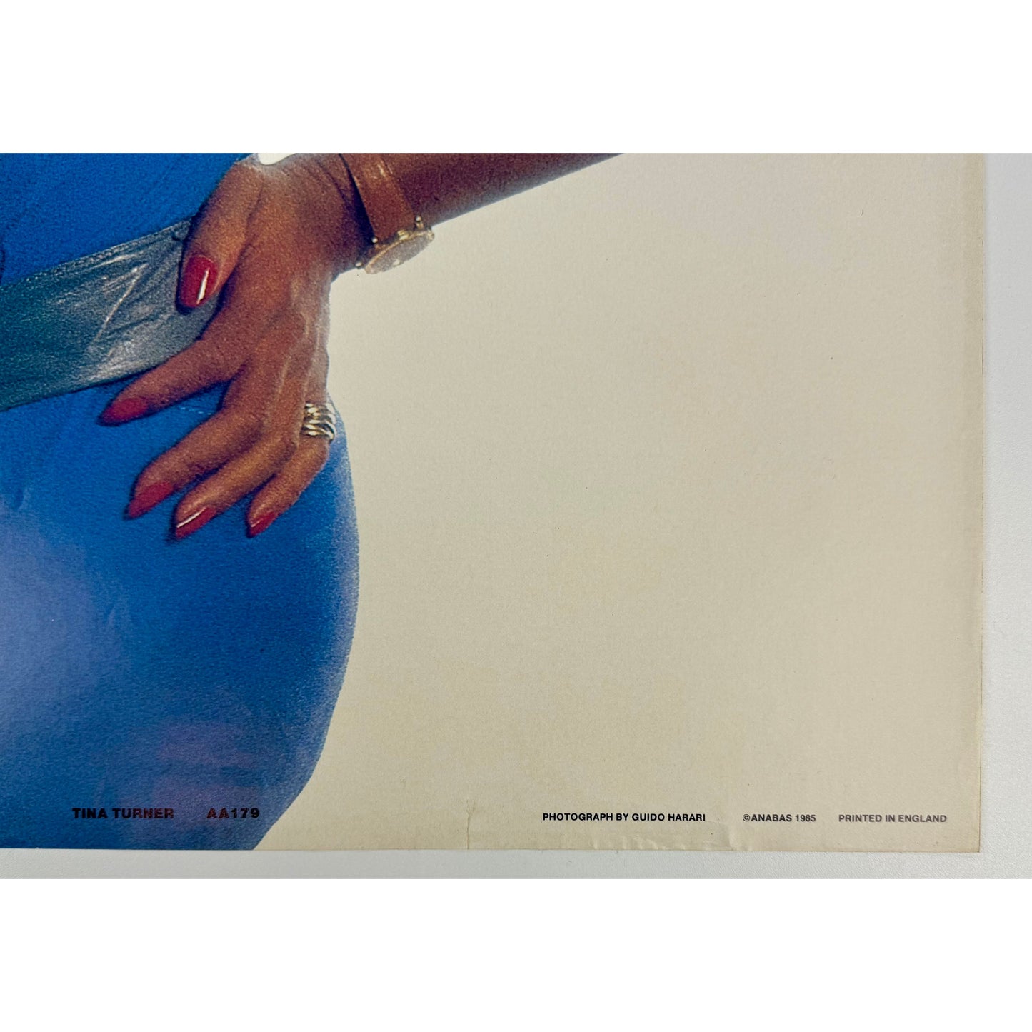 ORIGINAL POSTER – 1985 – TINA TURNER (ANABAS AA179)