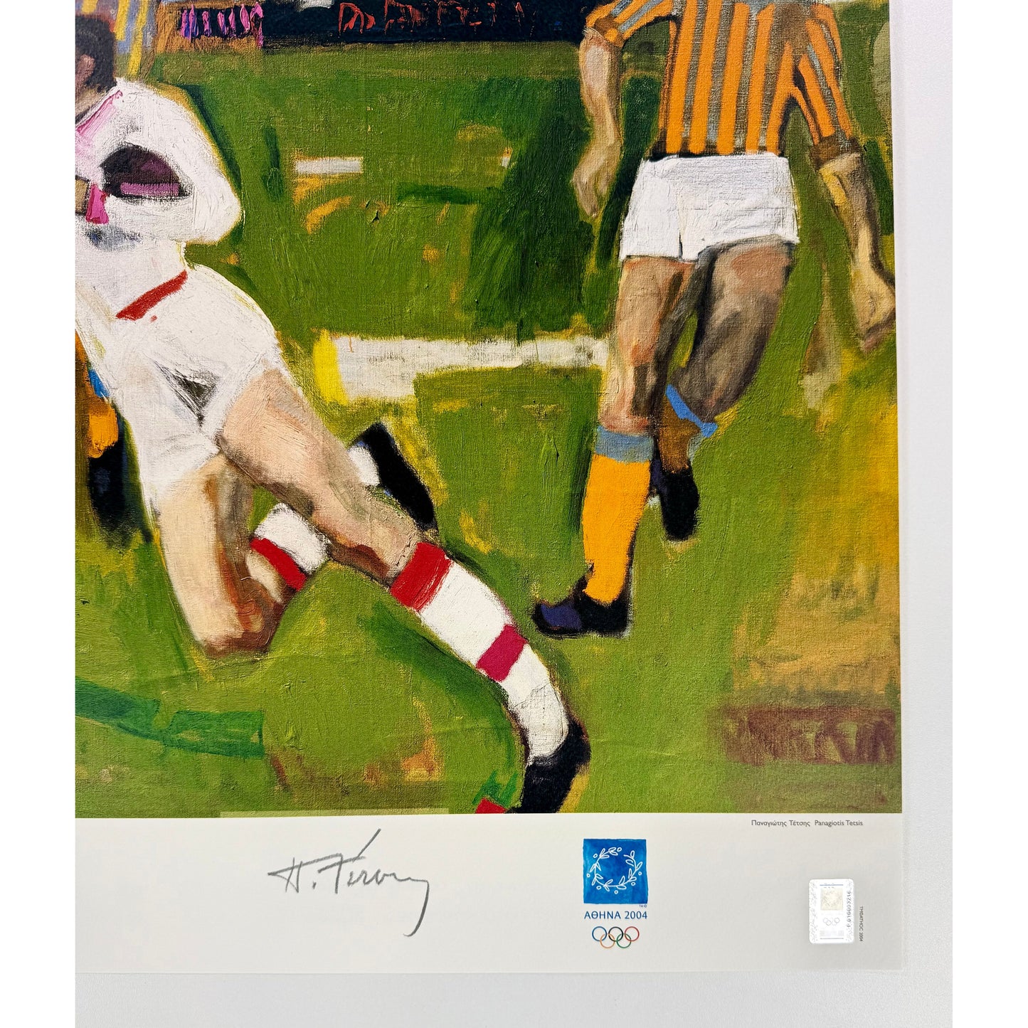 ORIGINAL POSTER – 2004 – ATHENS OLYMPICS (LIMITED EDITION, PANAGIOTIS TETSIS)