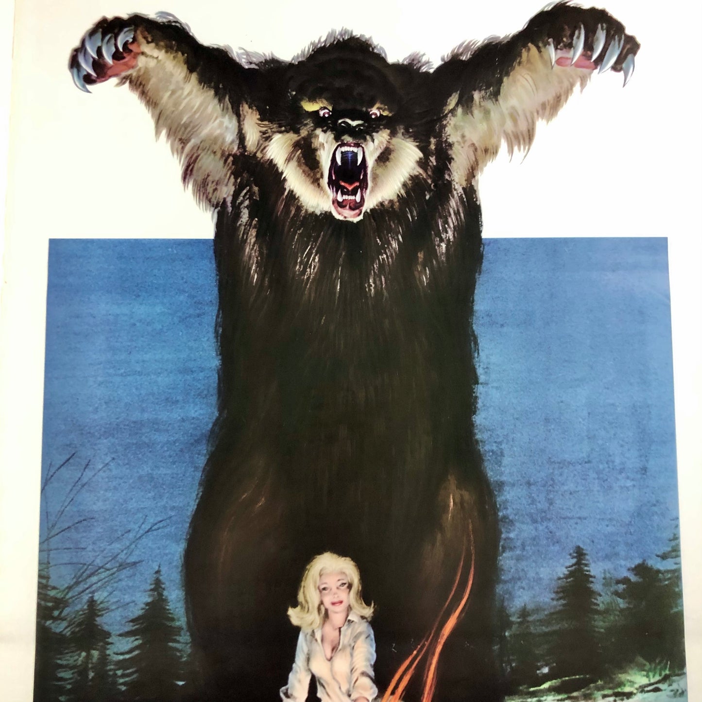 ORIGINAL MOVIE POSTER - 1976 - GRIZZLY (JAPAN VERSION)