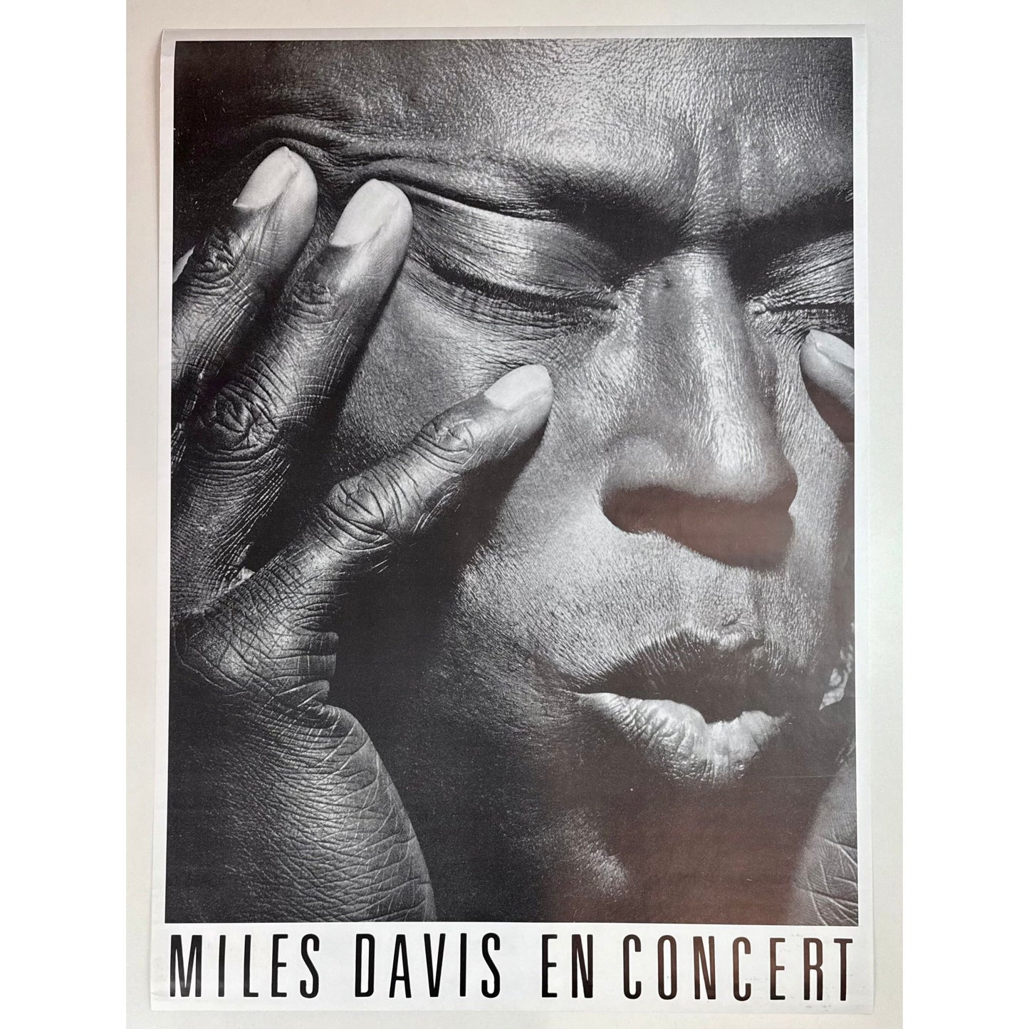 ORIGINAL POSTER - 1990s - MILES DAVIS EN CONCERT
