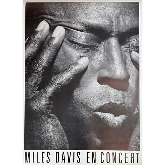 ORIGINAL POSTER - 1990s - MILES DAVIS EN CONCERT