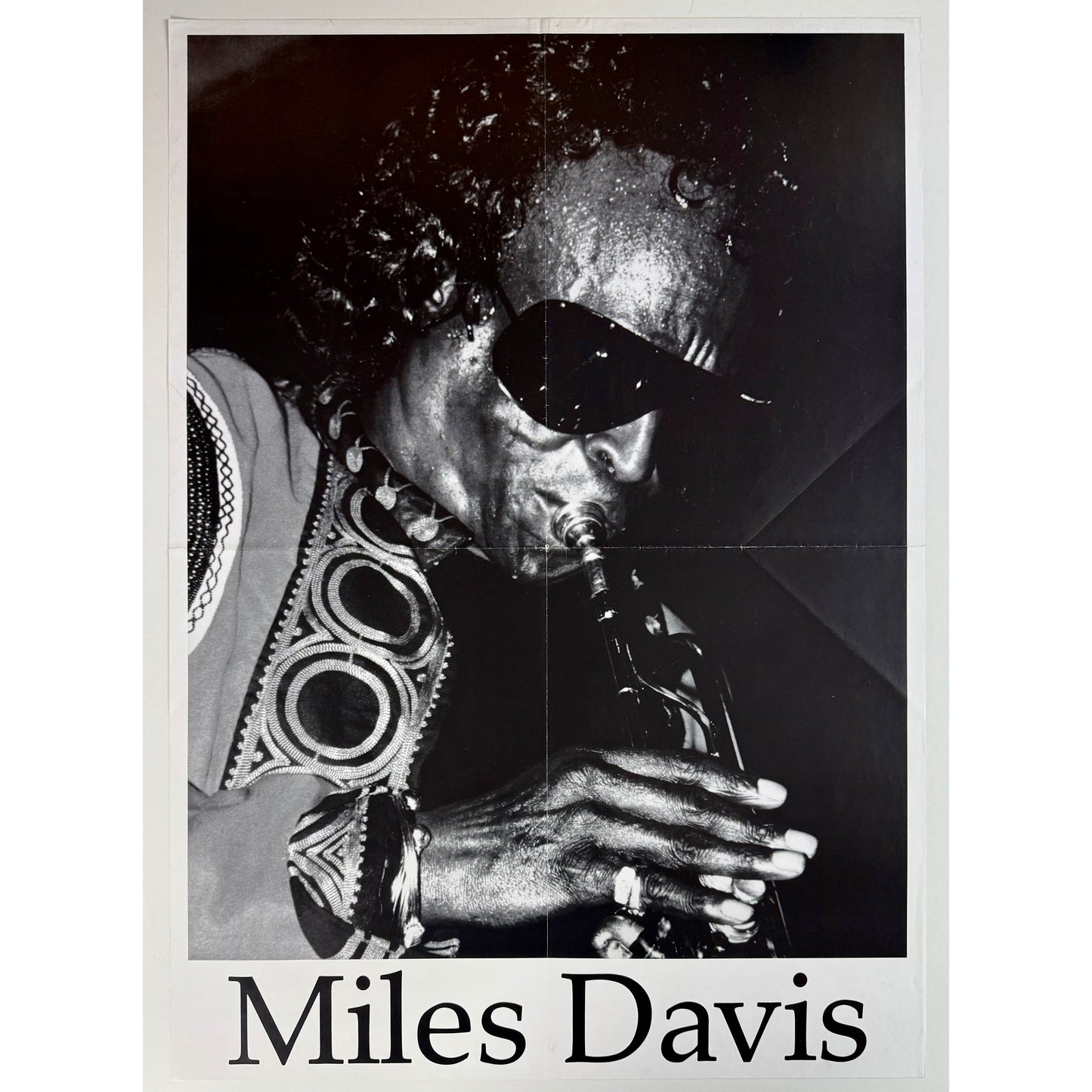 ORIGINAL POSTER - 1980s - MILES DAVIS