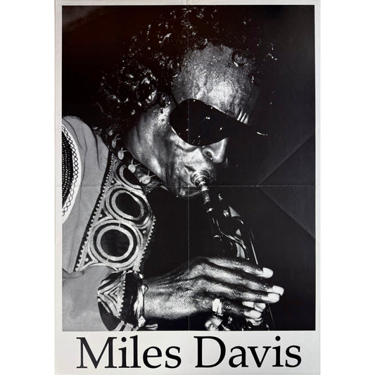 ORIGINAL POSTER - 1980s - MILES DAVIS