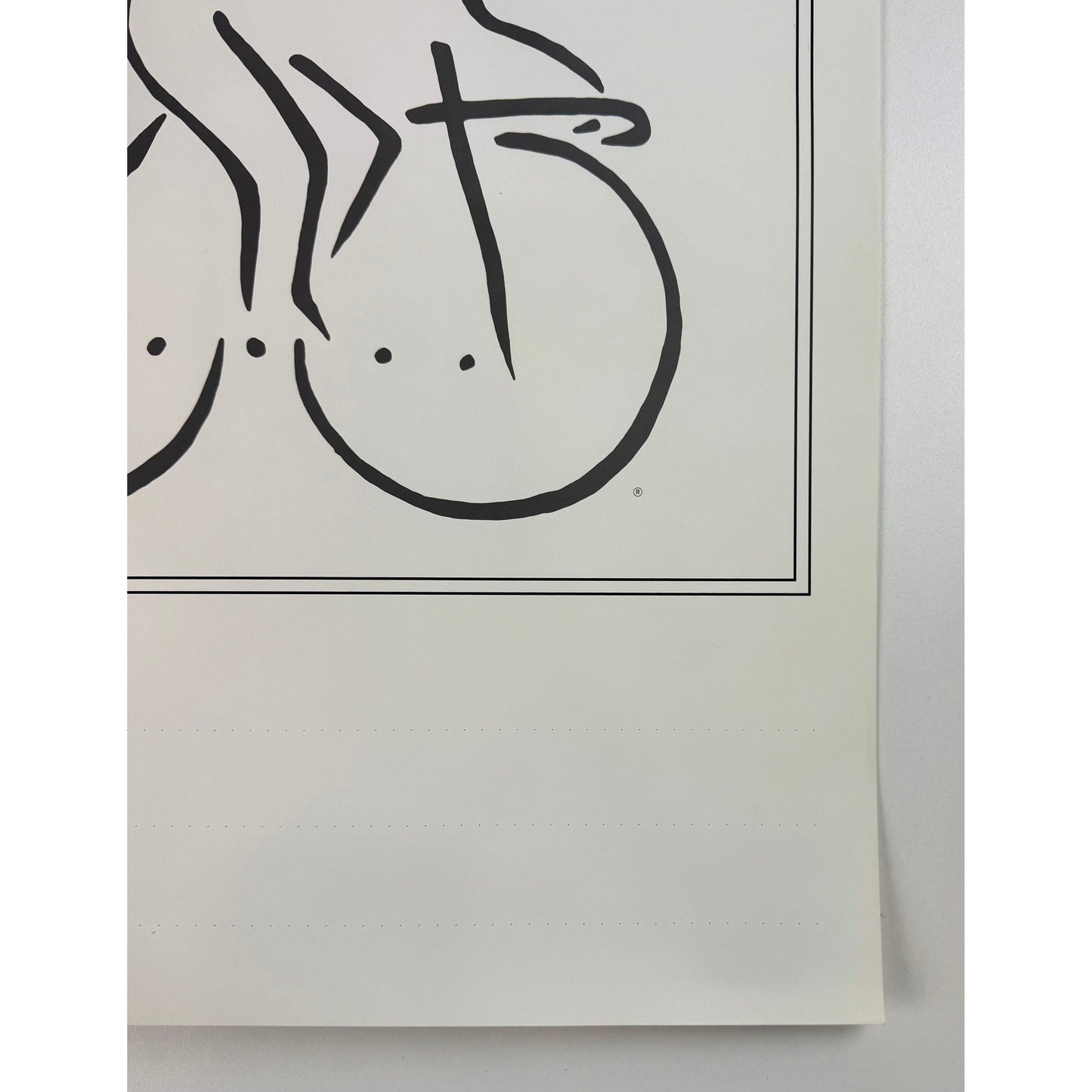 ORIGINAL POSTER - 1980s - WHEELS FOR THE MIND (PICASSO) (APPLE COMPUTER)