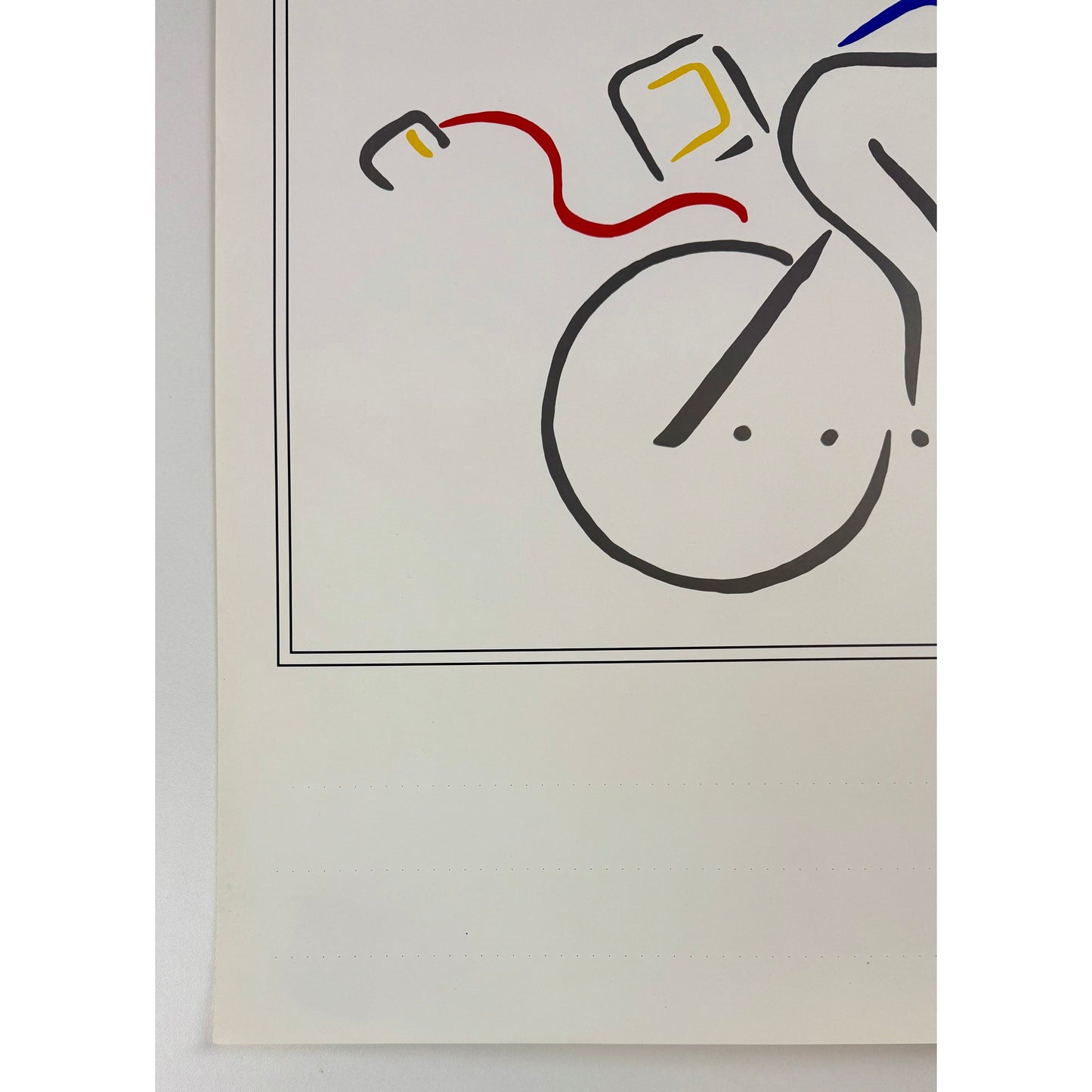 ORIGINAL POSTER - 1980s - WHEELS FOR THE MIND (PICASSO) (APPLE COMPUTER)