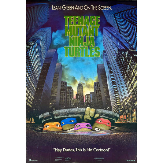ORIGINAL POSTER - 1990 - TEENAGE MUTANT NINJA TURTLES (THE MOVIE)