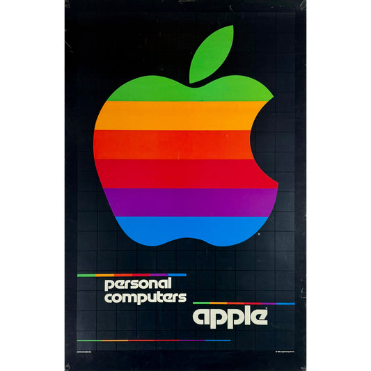 ORIGINAL POSTER - 1980 - APPLE PERSONAL COMPUTERS