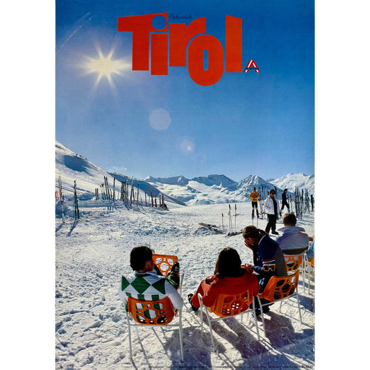 ORIGINAL POSTER - 1982 - TIROL INNSBRUCK AUSTRIA