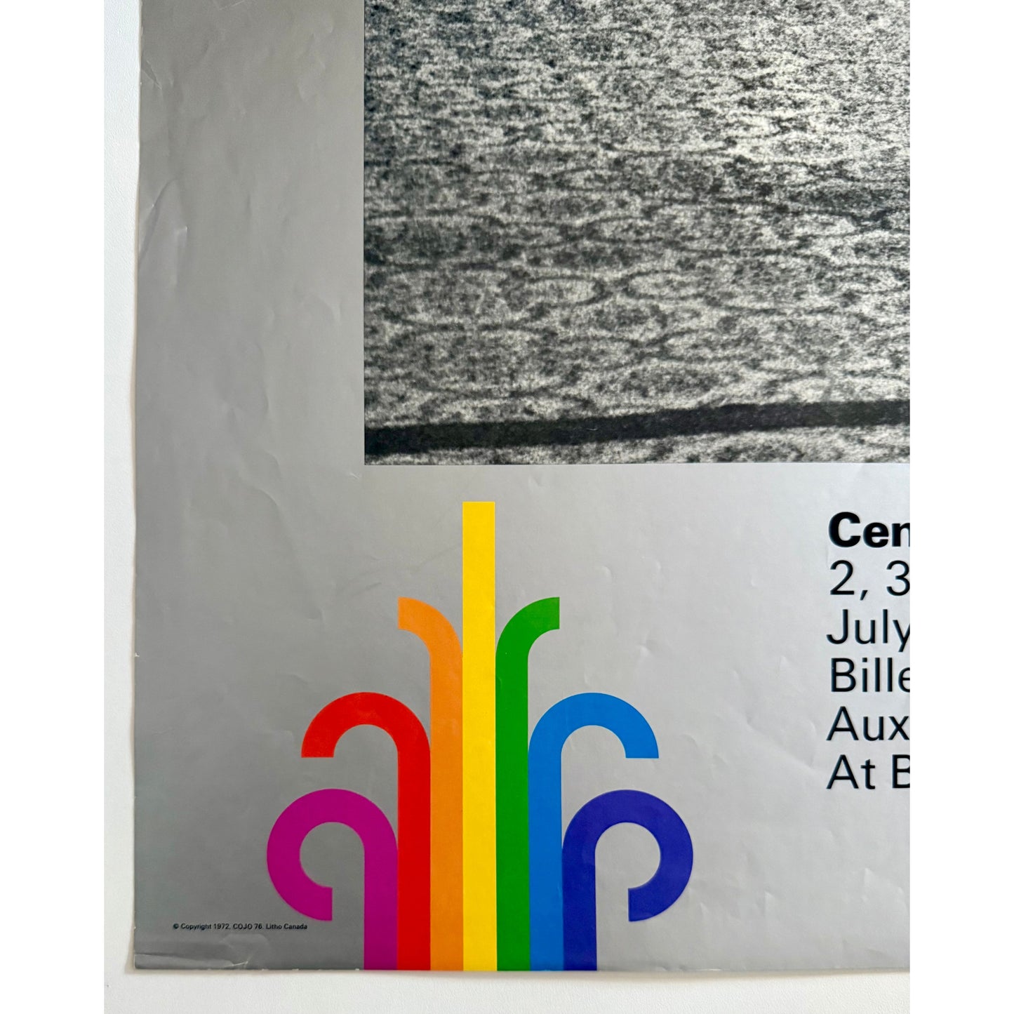 ORIGINAL POSTER - 1972 - ARTS AND CULTURE PROGRAM (LE GROUPE DE LA PLACE ROYALE)