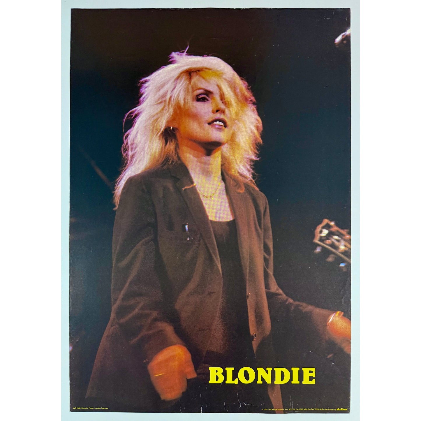 ORIGINAL POSTER - 1978 - BLONDIE (DEBBIE HARRY)
