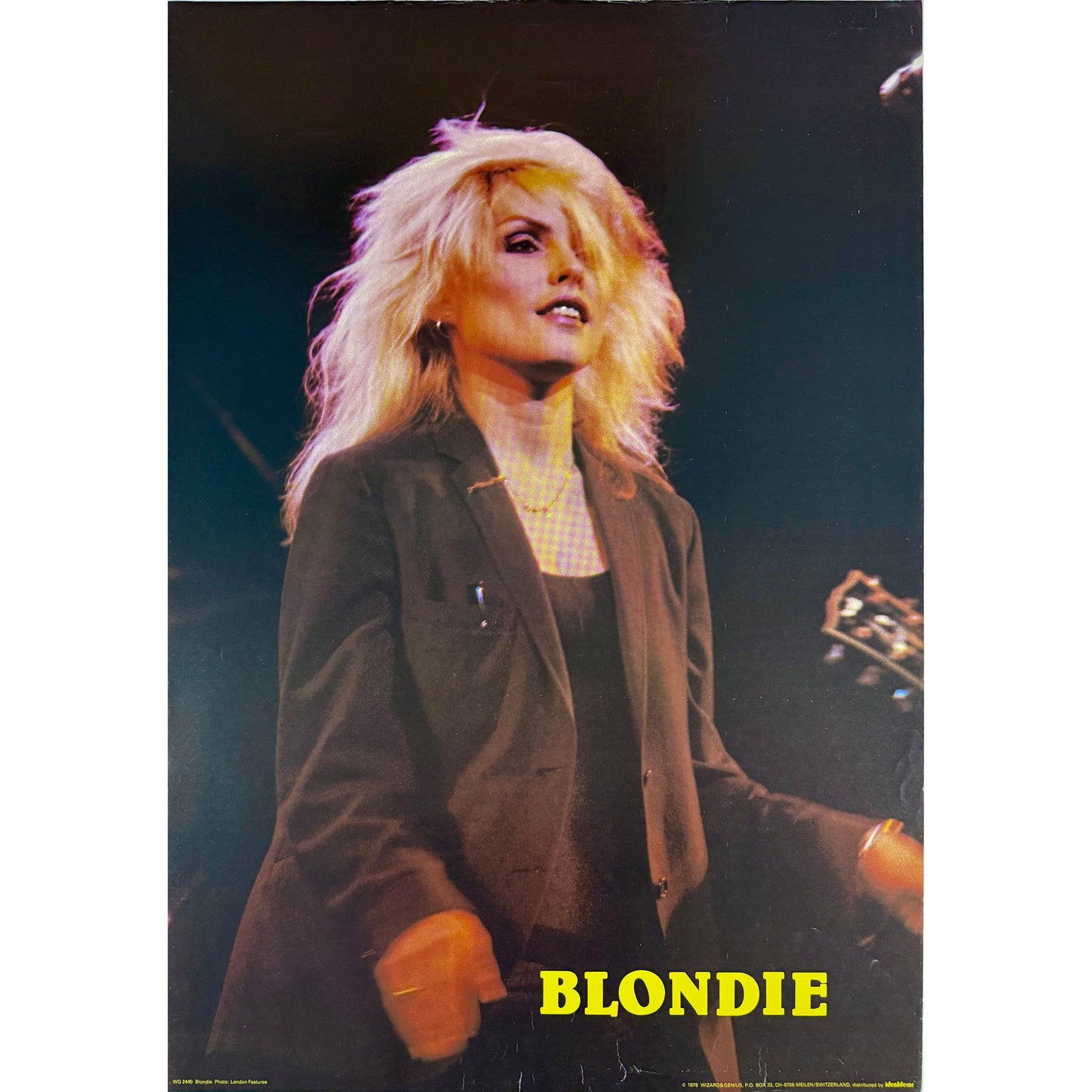 ORIGINAL POSTER - 1978 - BLONDIE (DEBBIE HARRY)