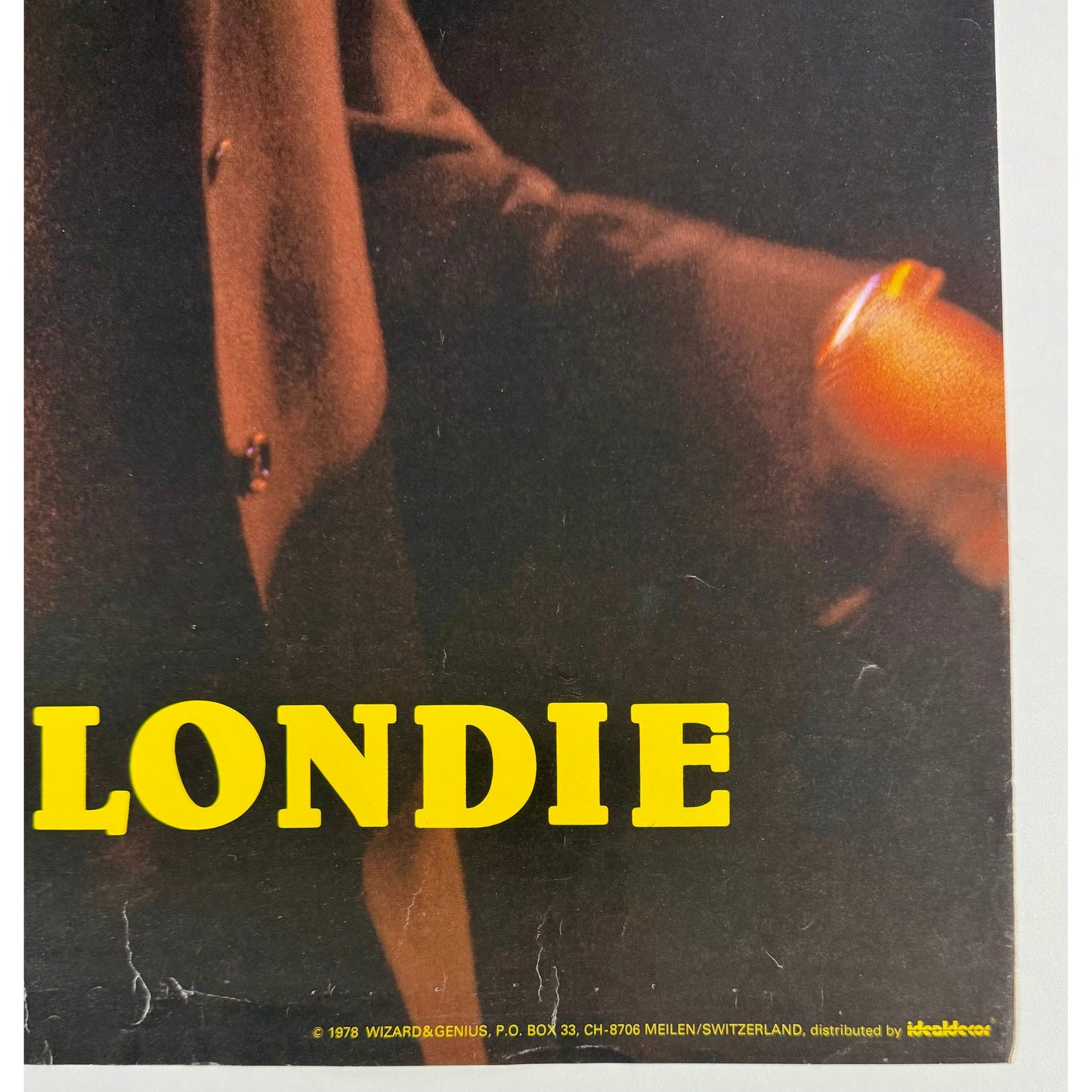 ORIGINAL POSTER - 1978 - BLONDIE (DEBBIE HARRY)