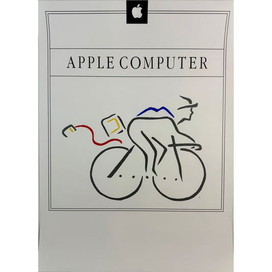 ORIGINAL POSTER - 1980s - WHEELS FOR THE MIND (PICASSO) (APPLE COMPUTER)