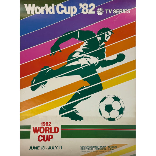 ORIGINAL POSTER - 1982 - WORLD CUP '82 (CBC TV SERIES)