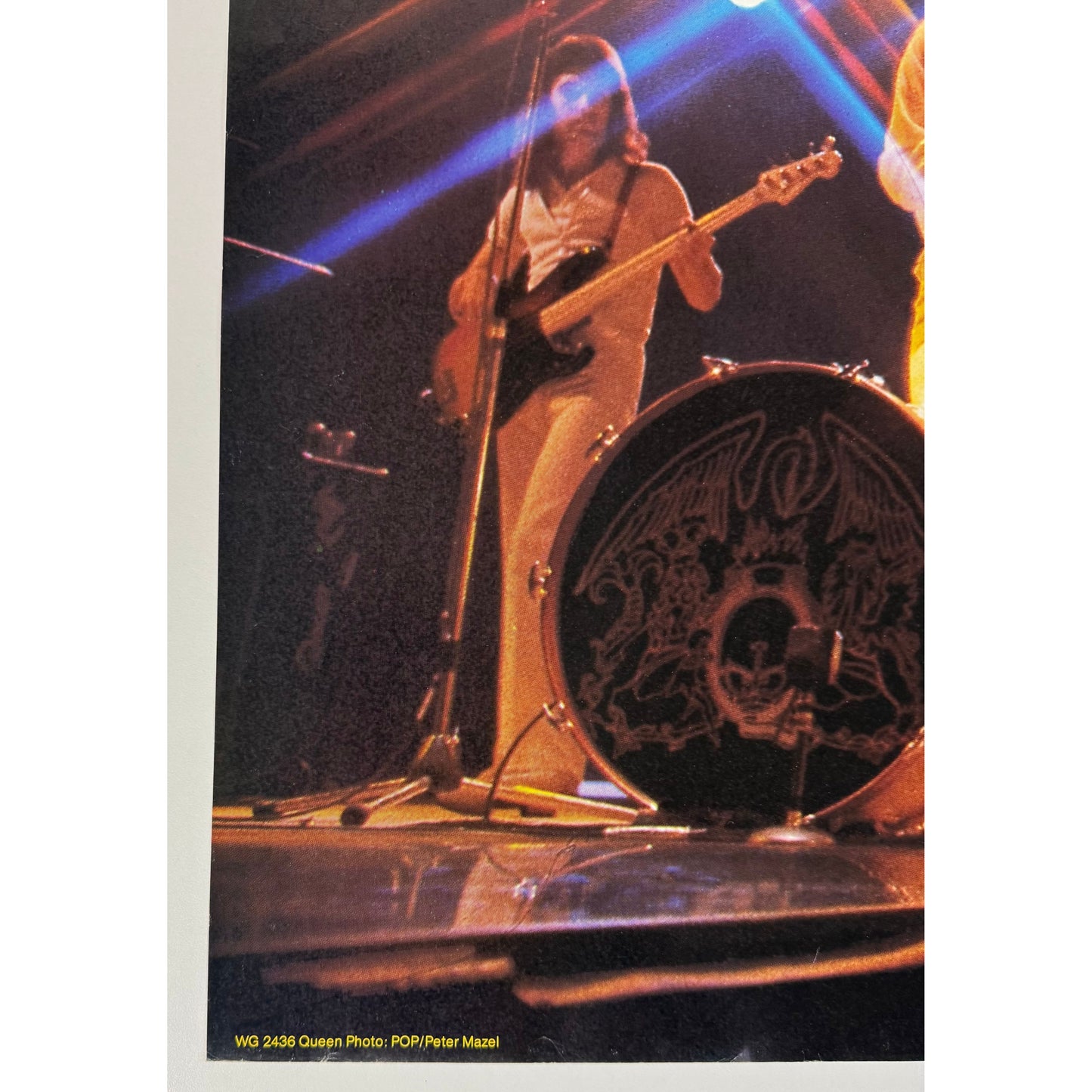 ORIGINAL POSTER - 1977 - QUEEN BAND