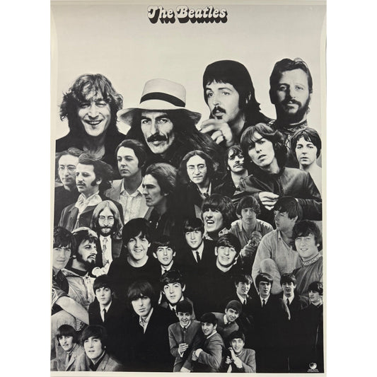 ORIGINAL POSTER - 1973 - THE BEATLES (APPLE RECORDS PROMOTIONAL)