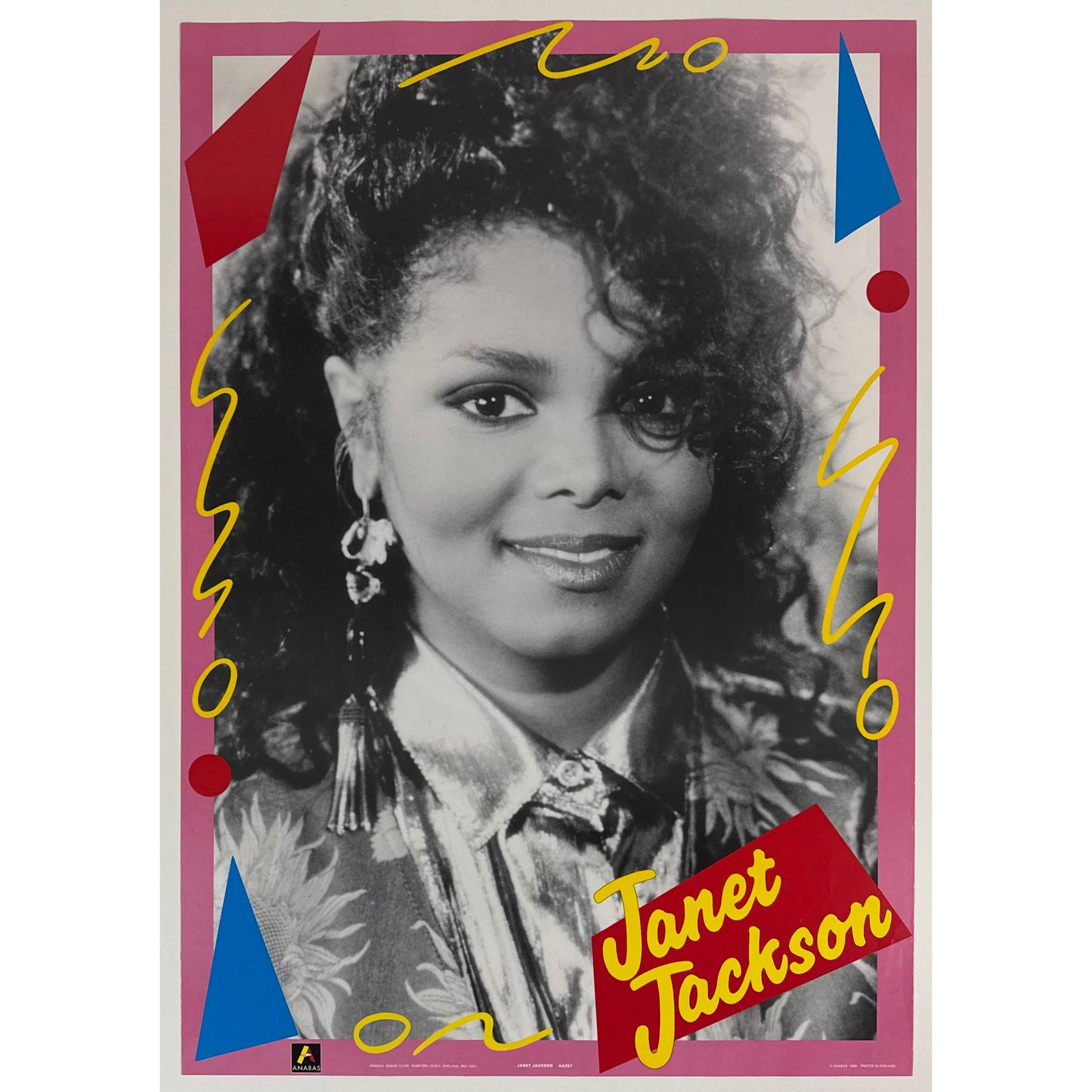 ORIGINAL POSTER - 1986 - JANET JACKSON