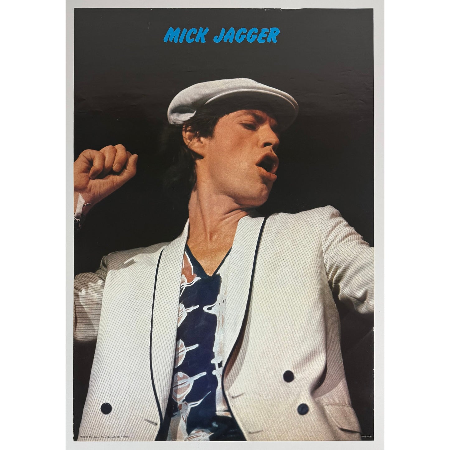 ORIGINAL POSTER - 1978 - MICK JAGGER
