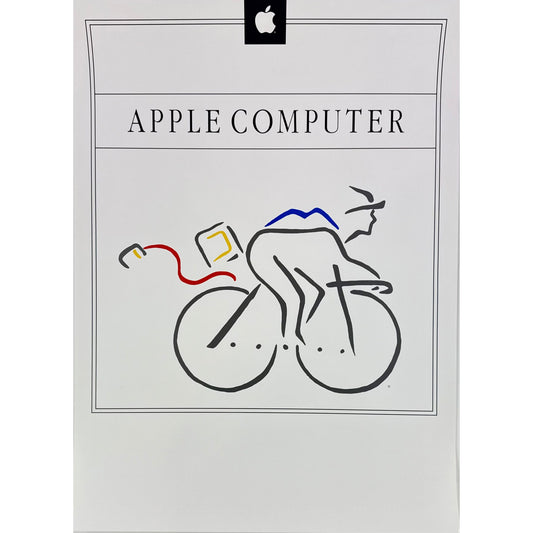 ORIGINAL POSTER - 1980s - WHEELS FOR THE MIND (PICASSO) (APPLE COMPUTER)