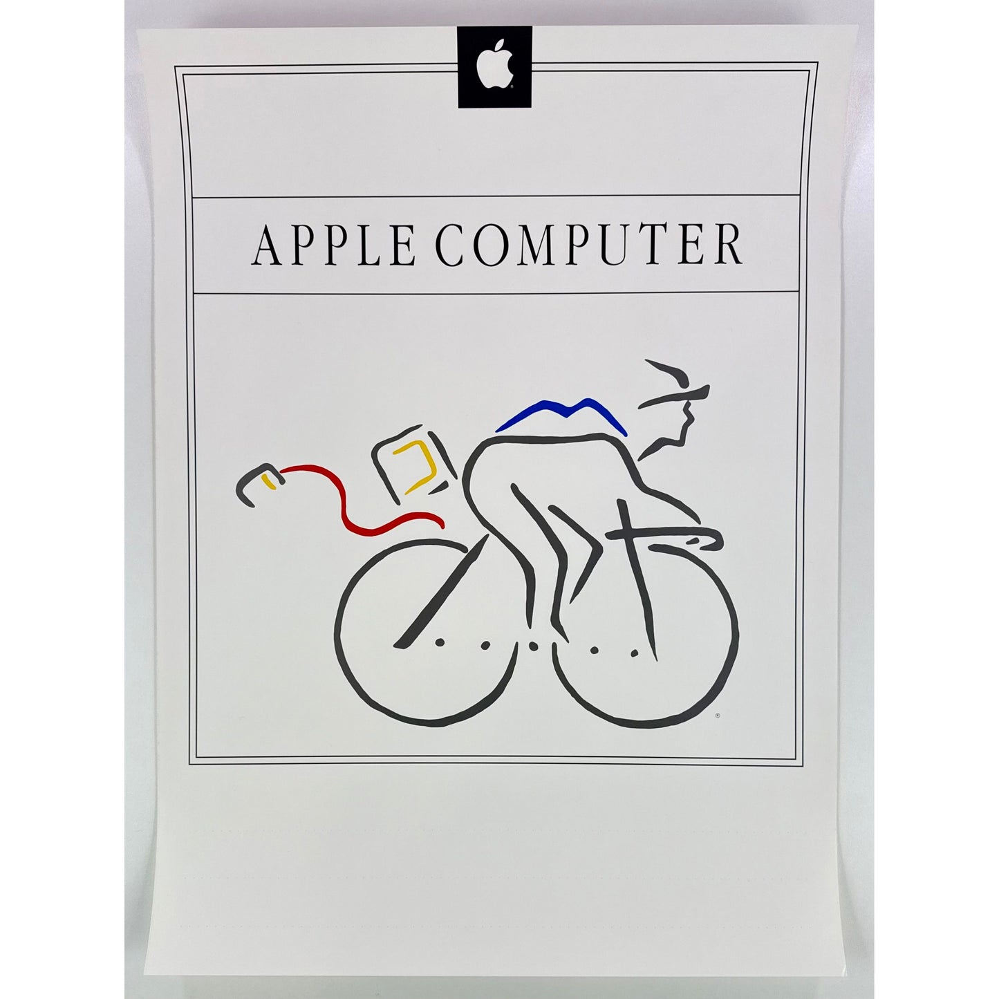 ORIGINAL POSTER - 1980s - WHEELS FOR THE MIND (PICASSO) (APPLE COMPUTER)
