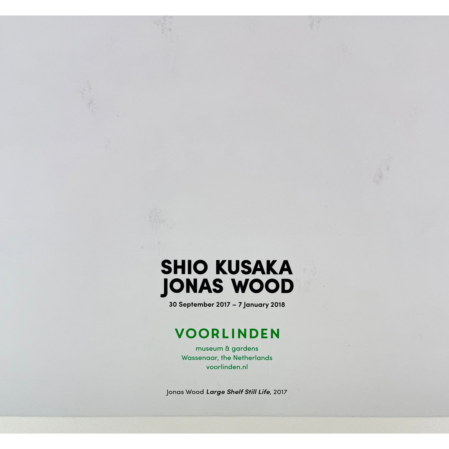 ORIGINAL POSTER - 2017 - LARGE SHELF STILL LIFE (JONAS WOOD)