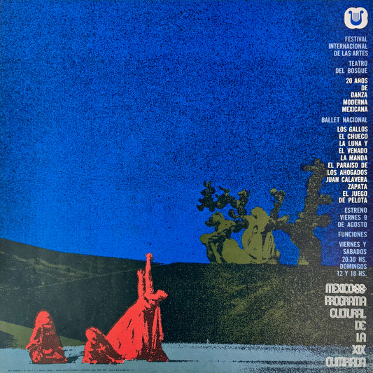 ORIGINAL POSTER – 1968 – GUANAJUATO 68 – PROGRAMA CULTURAL