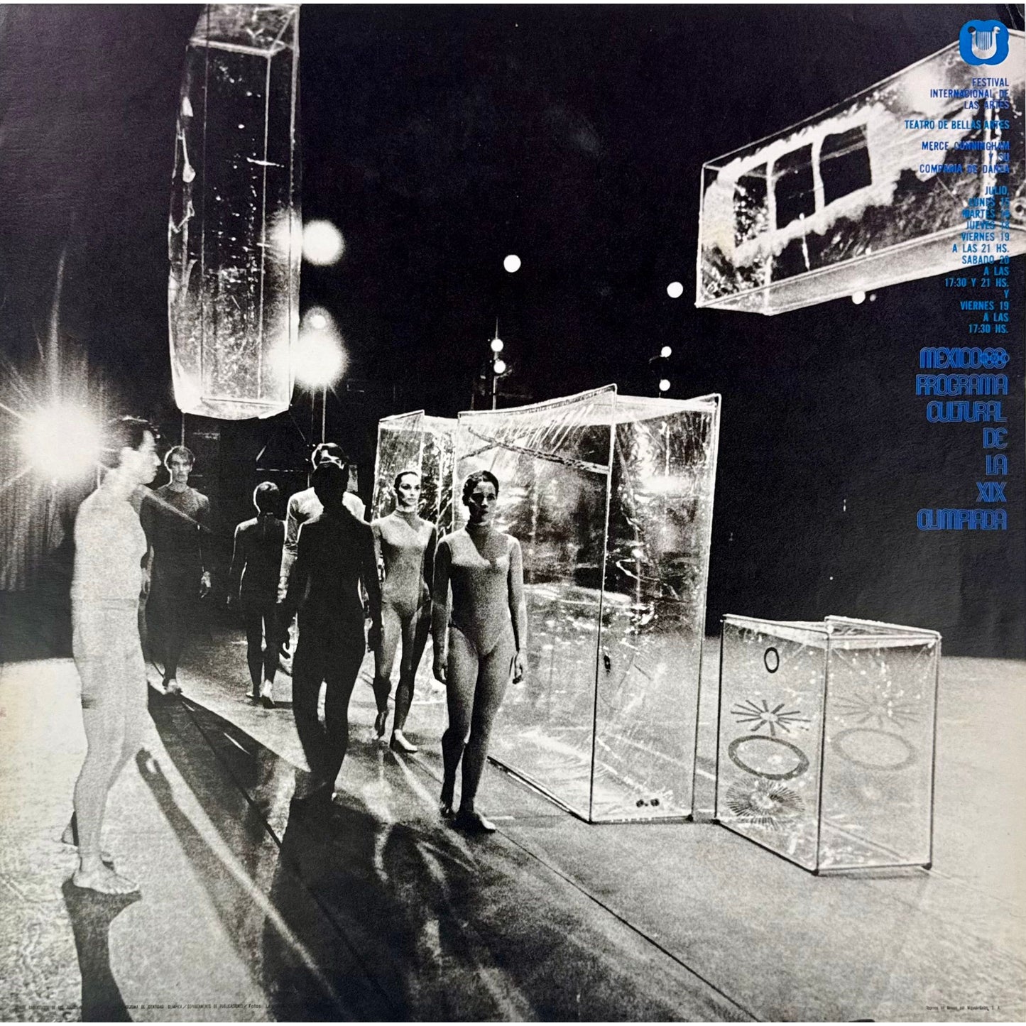 ORIGINAL POSTER – 1968 – MEXICO 68 – FESTIVAL INTERNACIONAL DE LAS ARTES
