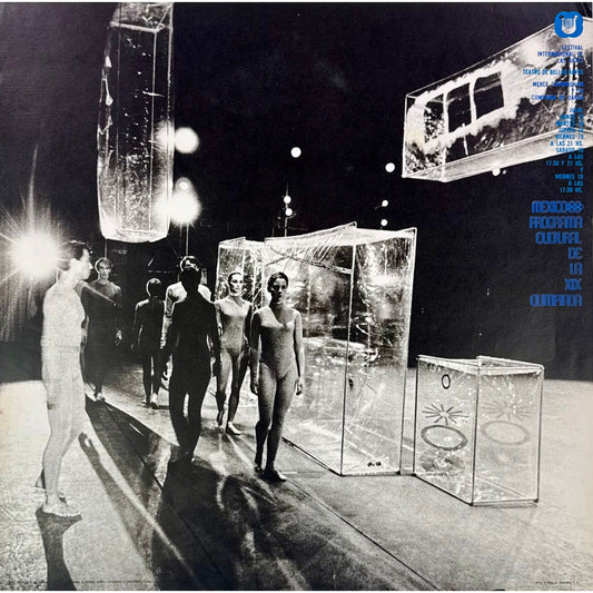 ORIGINAL POSTER – 1968 – MEXICO 68 – FESTIVAL INTERNACIONAL DE LAS ARTES