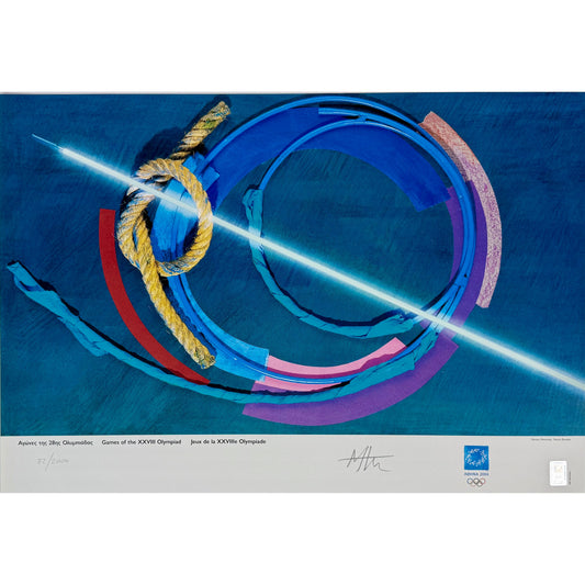 ORIGINAL POSTER – 2004 – ATHENS OLYMPICS (LIMITED EDITION, YIANNIS BOUTÉAS)