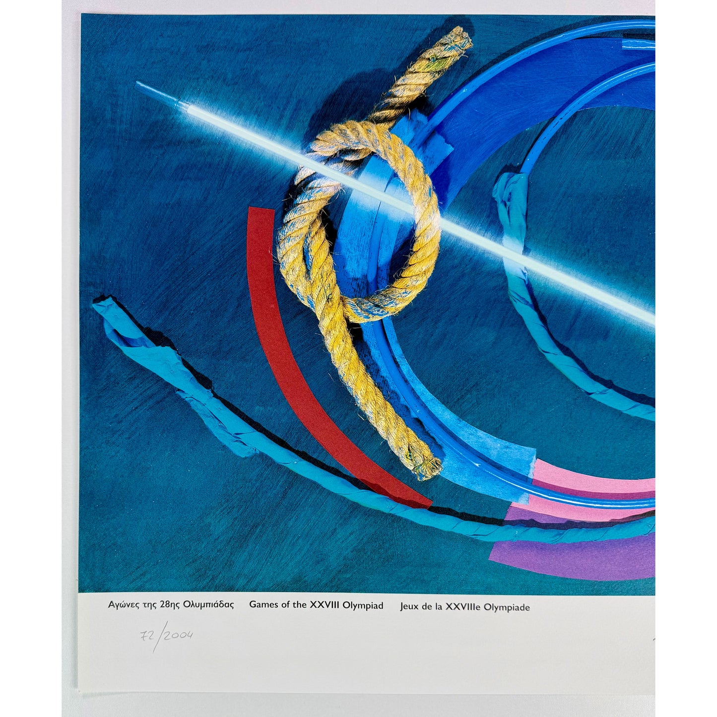 ORIGINAL POSTER – 2004 – ATHENS OLYMPICS (LIMITED EDITION, YIANNIS BOUTÉAS)