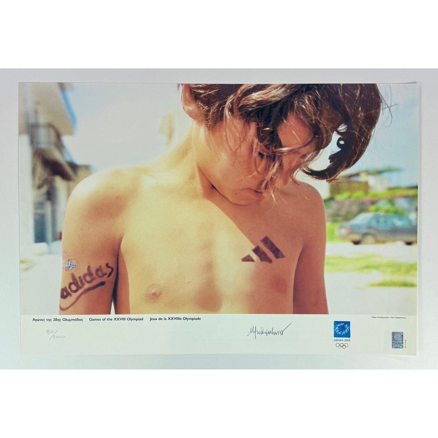 ORIGINAL POSTER – 2004 – ATHENS OLYMPICS (LIMITED EDITION, MARIA PAPADIMITRIOU)