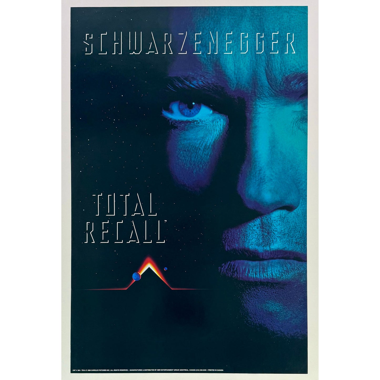 ORIGINAL POSTER - 1990 - TOTAL RECALL