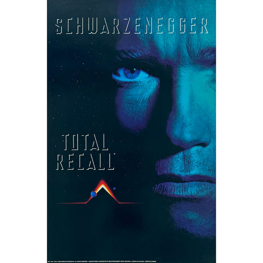 ORIGINAL POSTER - 1990 - TOTAL RECALL