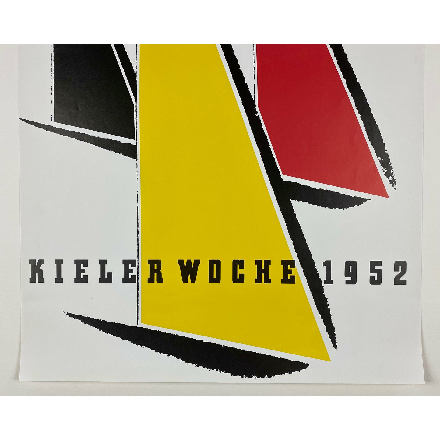 ORIGINAL POSTER - 1952 - THE KIEL WEEK SAILING REGATTA 1952