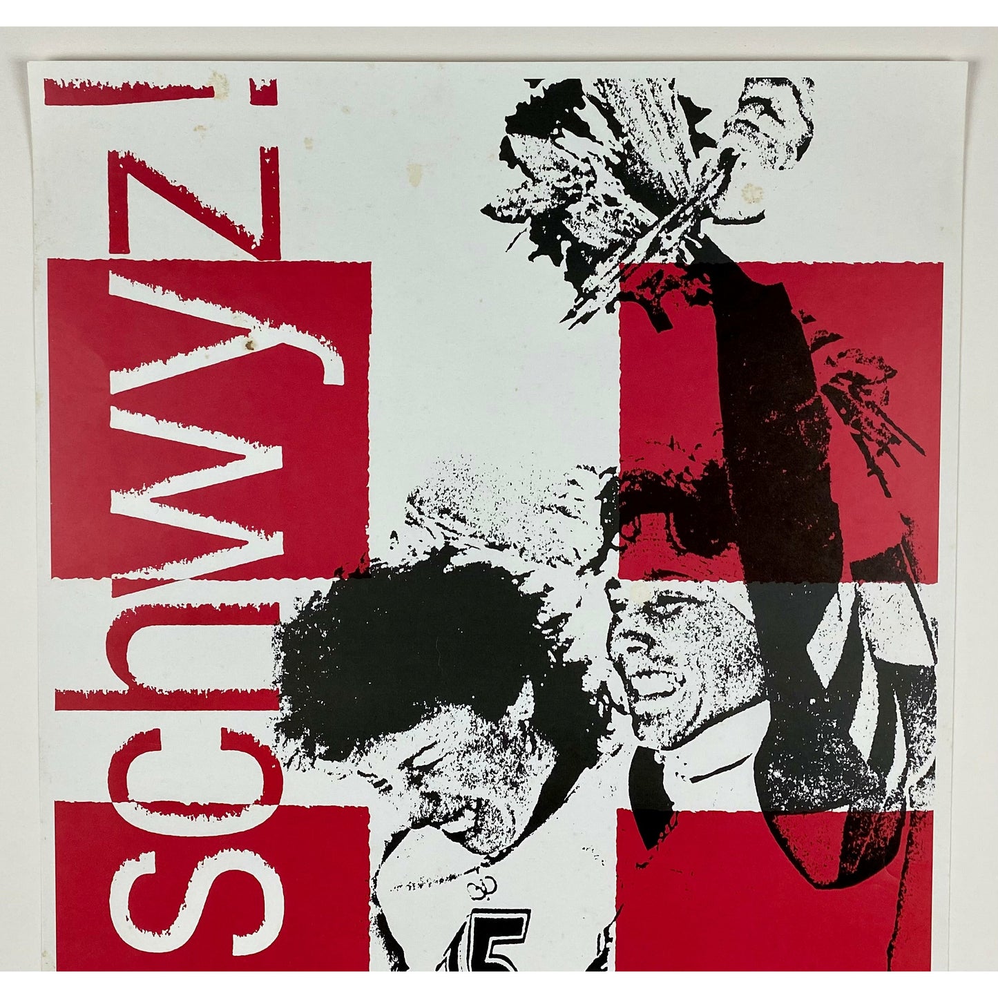 ORIGINAL POSTER - 1988 - CALGARY WINTER OLYMPIC SWITZERLAND (SKIING)