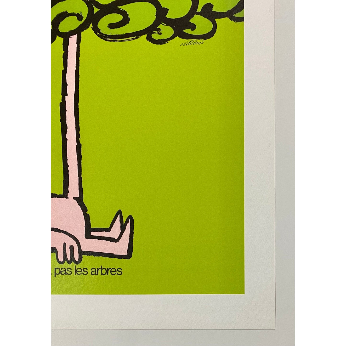 ORIGINAL POSTER - 1967 - VITTORIO FIORUCCI / NE COUPEZ PAS LES ARBRES