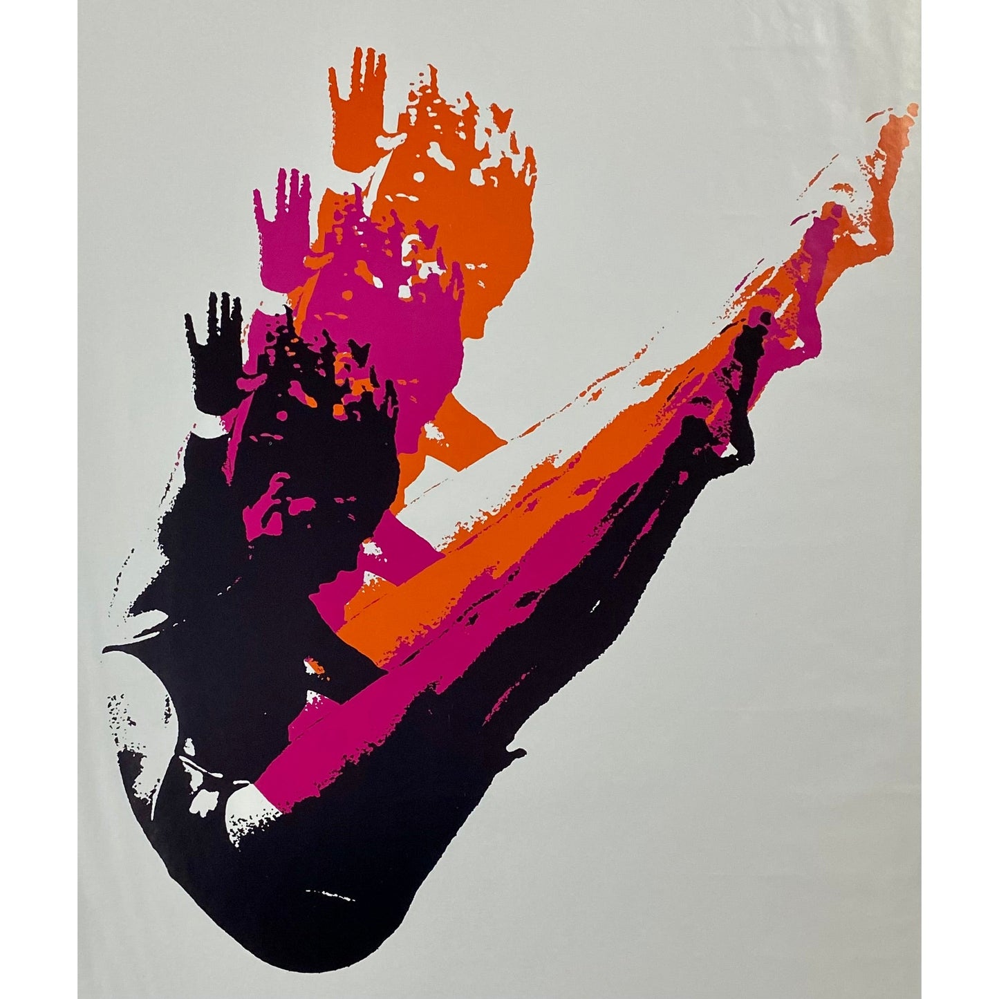 ORIGINAL POSTER - 1984 - XXIIIrd OLYMPIAD LOS ANGELES / DIVING