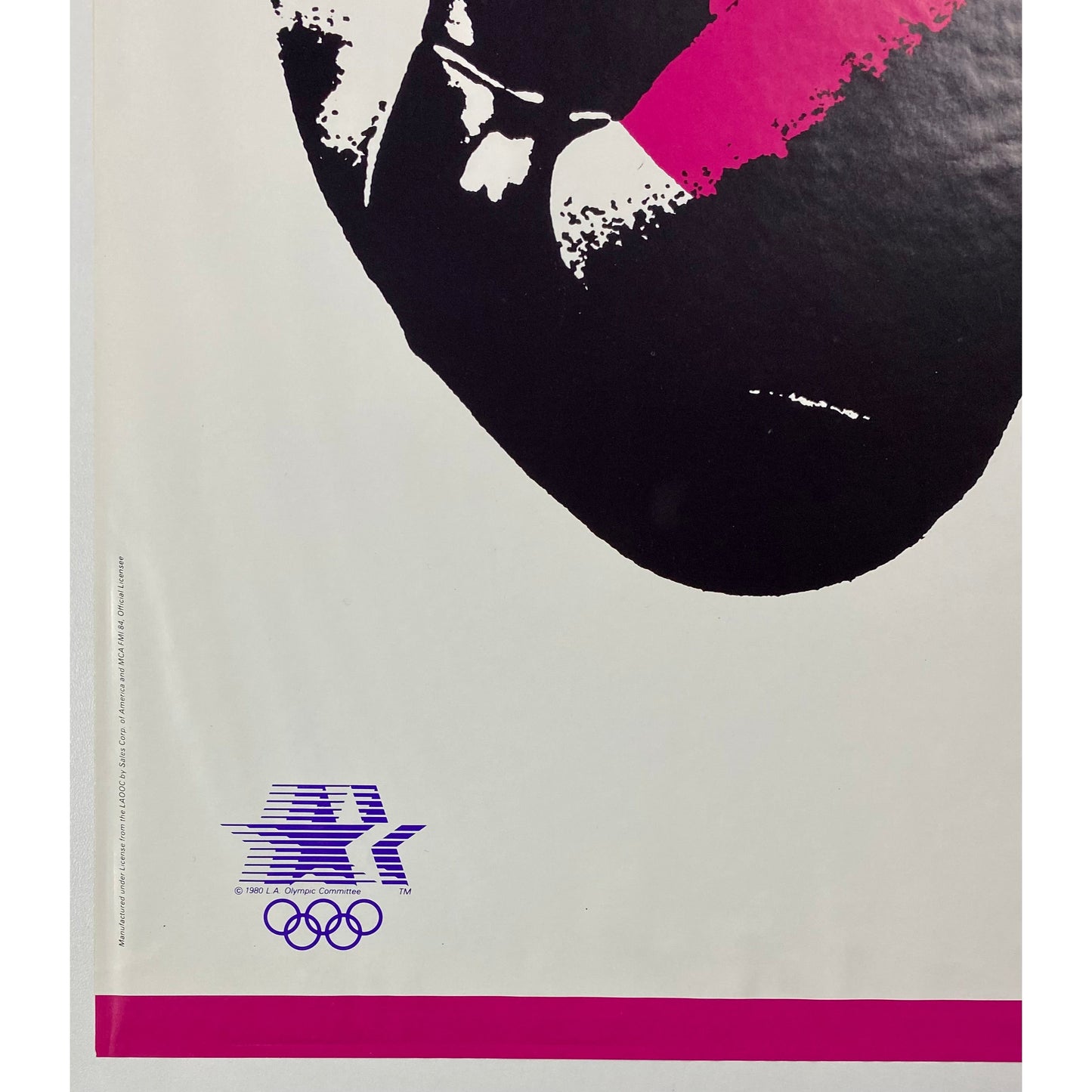 ORIGINAL POSTER - 1984 - XXIIIrd OLYMPIAD LOS ANGELES / DIVING