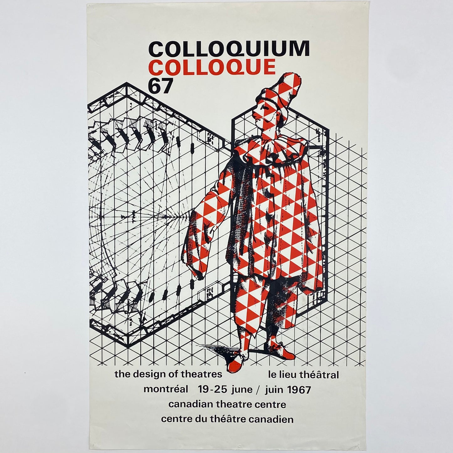ORIGINAL POSTER - 1967 - COLLOQUIUM COLLOQUE 67